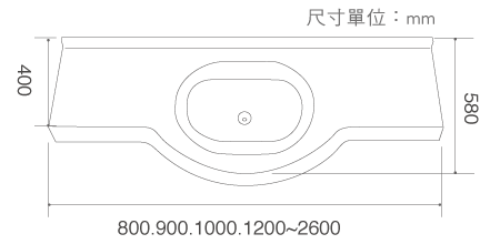 圓弧型臉盆尺寸